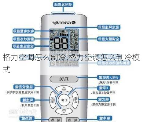 格力空调怎么制冷,格力空调怎么制冷模式