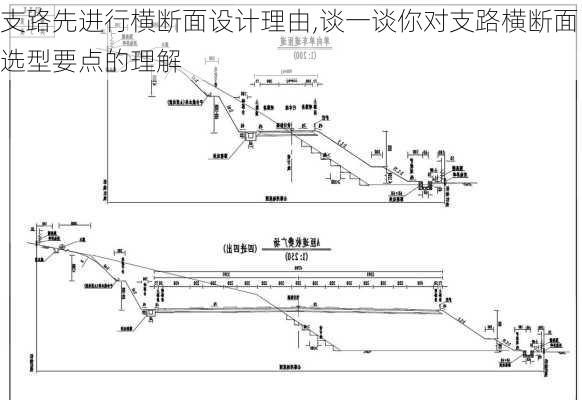 支路先进行横断面设计理由,谈一谈你对支路横断面选型要点的理解