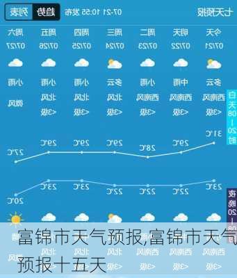 富锦市天气预报,富锦市天气预报十五天