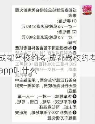 成都驾校约考,成都驾校约考app叫什么